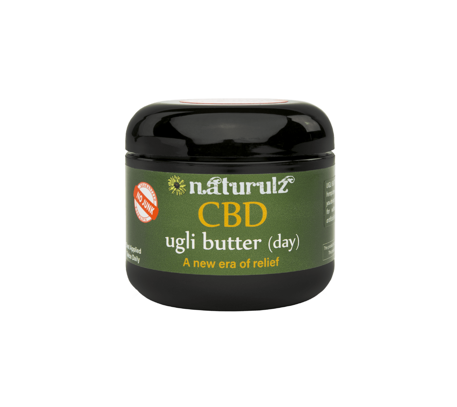 Ugli Butter Day Hemp made with 'NO JUNK' ingredients, CBD-Rich Oregon Grown hemp for all-natural pain & Stress relief