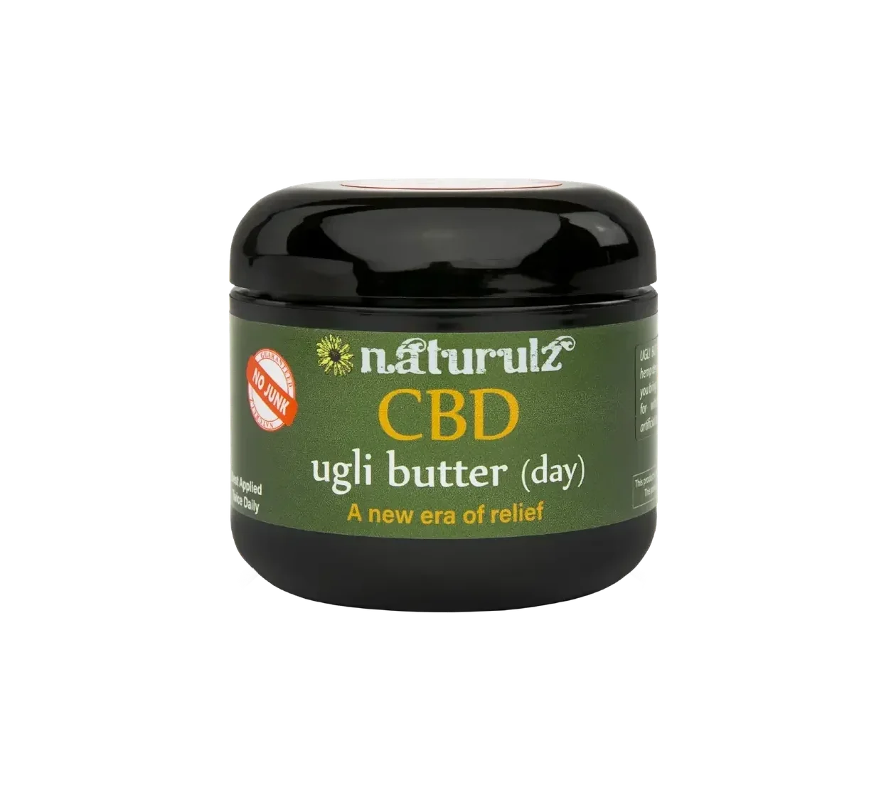 Ugli Butter Day Hemp made with 'NO JUNK' ingredients, CBD-Rich Oregon Grown hemp for all-natural pain & Stress relief