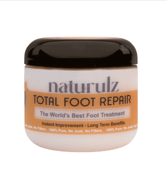 Naturulz Total Foot Repair- Diabetic safe- For dry cracked, painful and tired feet, legs and hands.