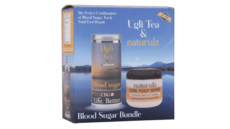 Ugli Tea & Naturulz Blood Sugar Bundle- Blood sugar management with total foot repair