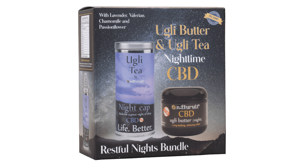 UgLi tea and butter CBD bundle.