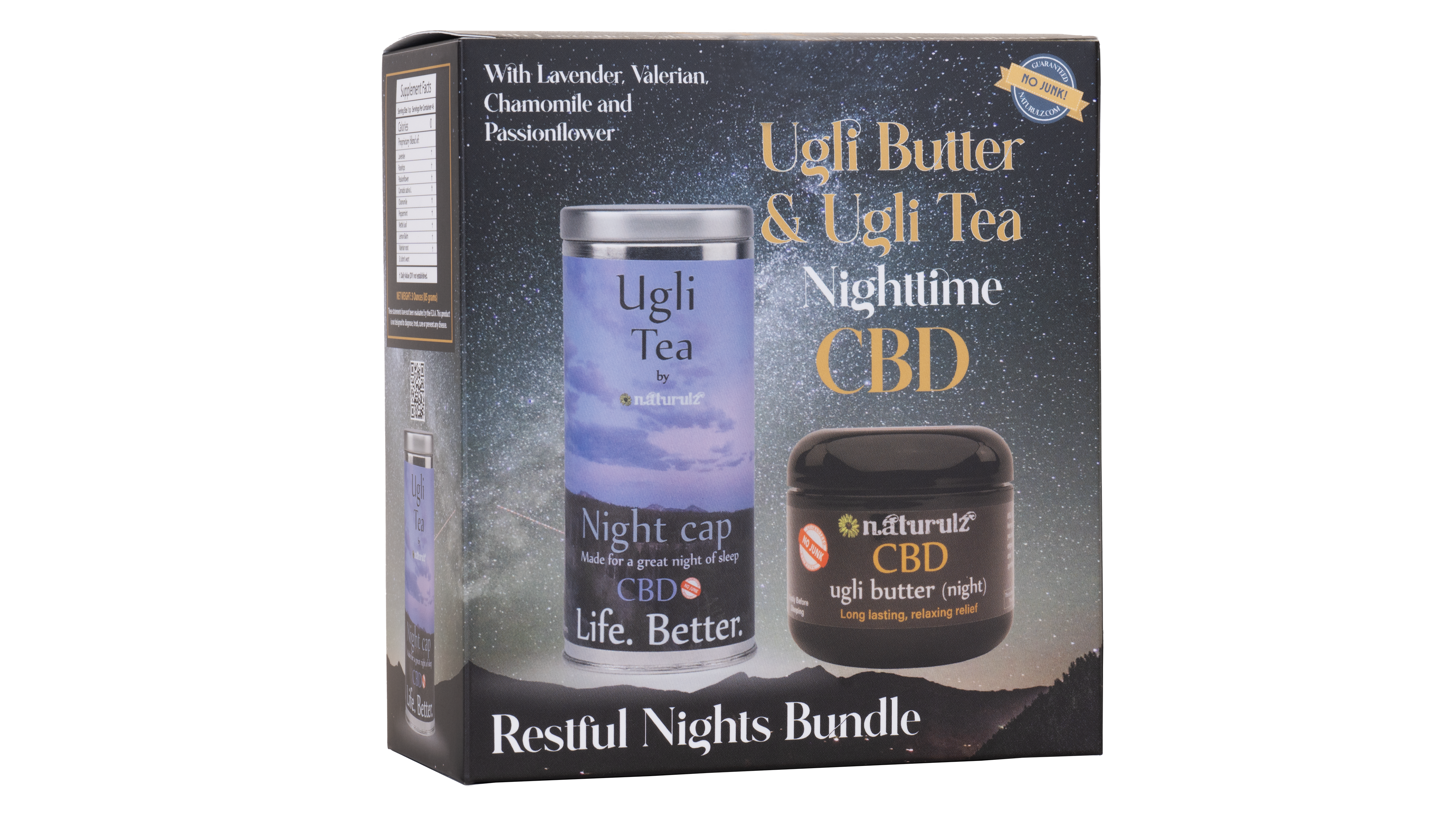 UgLi tea and butter CBD bundle.