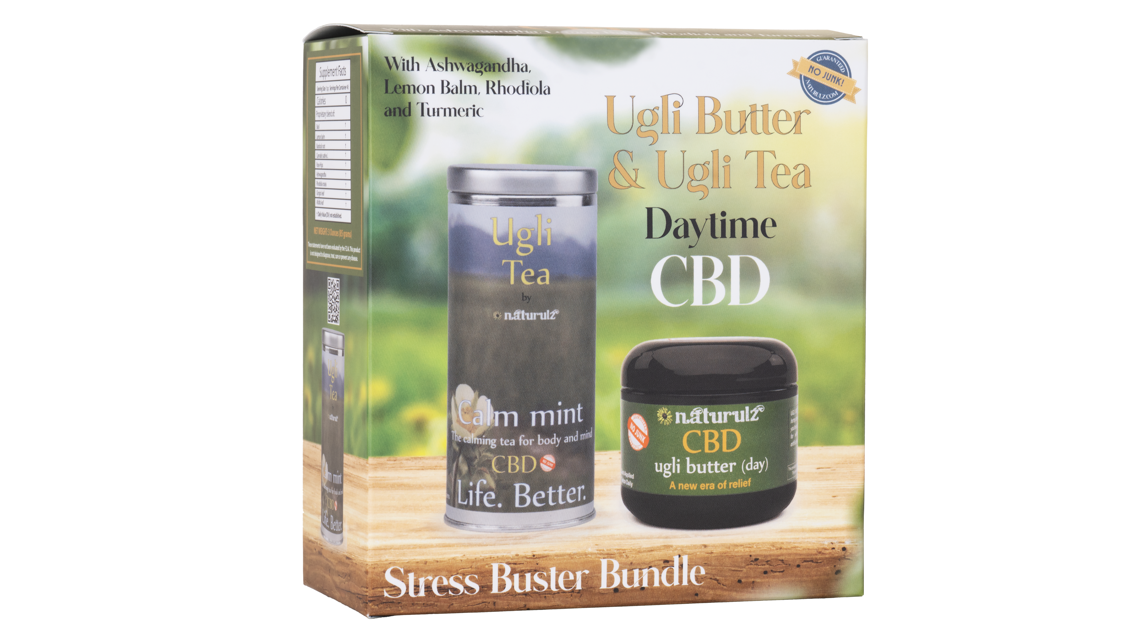 Ugli tea and butter CBD bundle.