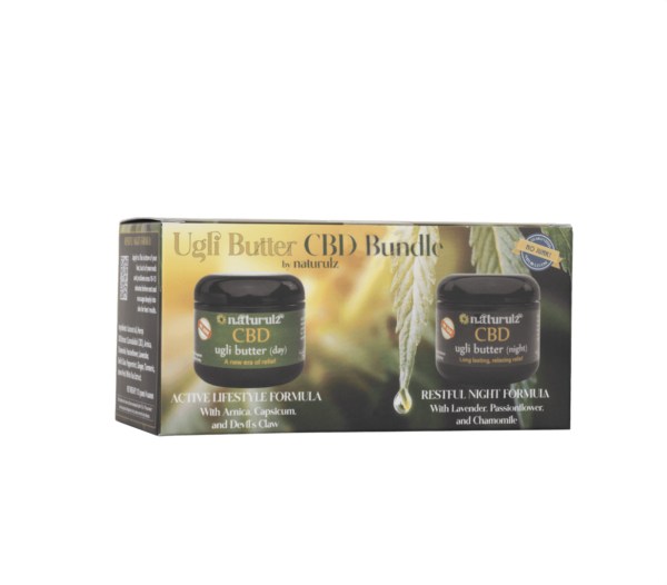 CBD ugli butter bundle: day & night relief.