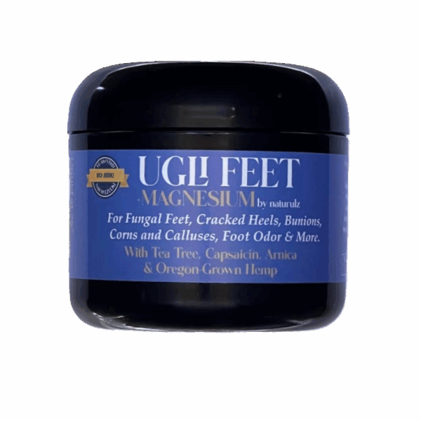 Ugli Feet + Magnesium - 'NO JUNK' Relief for Leg Cramps, Fungus, Dry, Damaged Skin & More